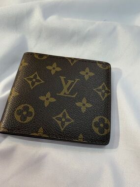 Men’s Monogram Canvas Bifold Wallet - Brown/Gold